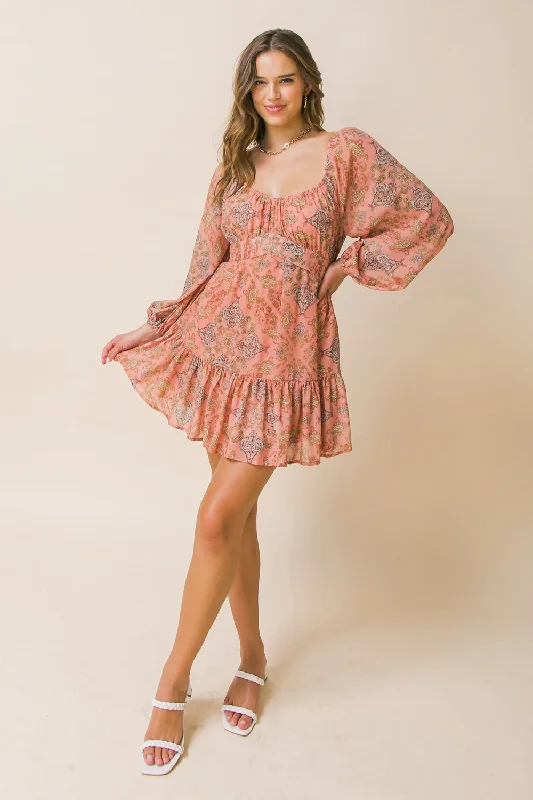 Find Your Unique Flair LAYER OF LOVE WOVEN MINI DRESS