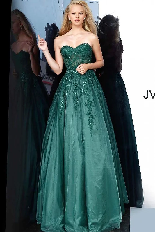 Comfortable Casual Women’s Clothing Jovani 00915 Long Prom Ball Gown