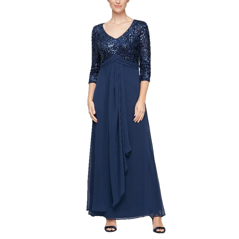 Chic & Cozy Collection Alex Evenings AE8196784 Formal Long Dress