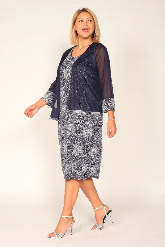 Chic & Cozy Collection Onyx Nite Mother of the Bride Short Dress