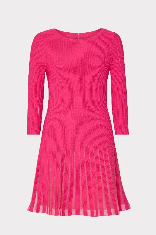 Flash Sale Clothing Tabitha Sheer Godet Mini Dress