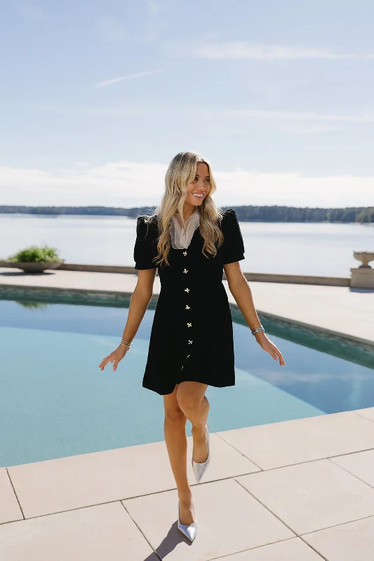 Luxury Women’s Clothing Liz Mini Dress - Black