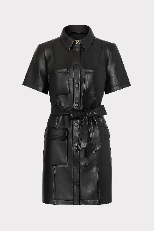 Best Clearance Sales Right Now Haven Vegan Leather Mini Dress