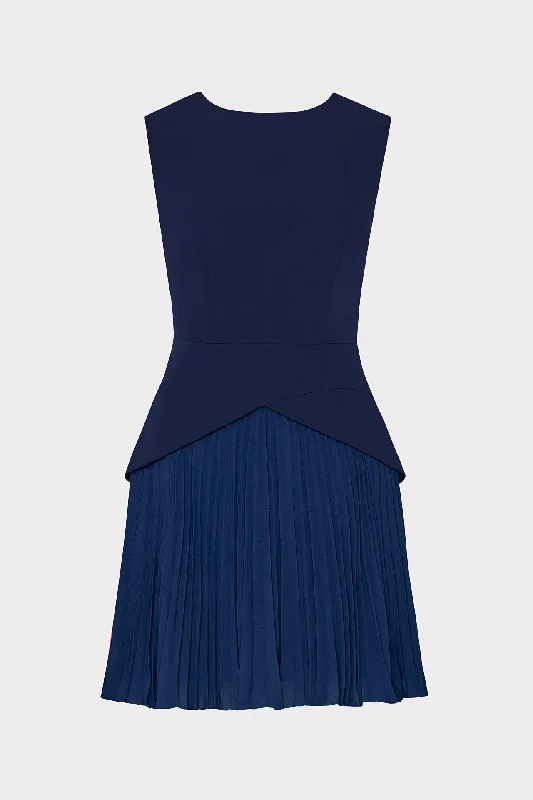Discount Price Haddy Pleated Mini Dress