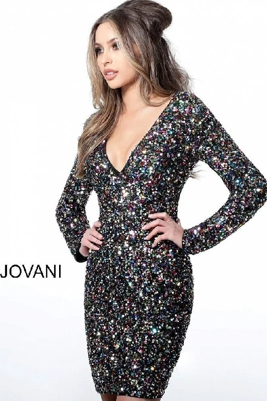 Holiday Glam Jovani 1899 Short Prom Dress