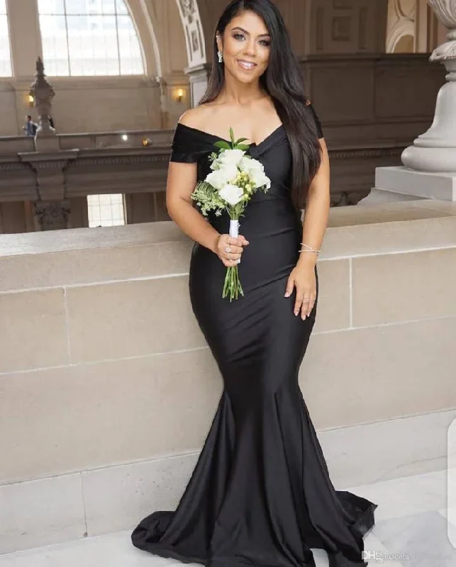 High-End Style Discounts Black Wedding Dress/Black Maxi Dress/Black Dress/Prom Dress/Evening Dress Y1725