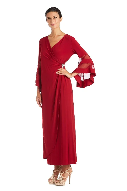 Explore What'S New R&M Richards 3641 Crossover Maxi Dress