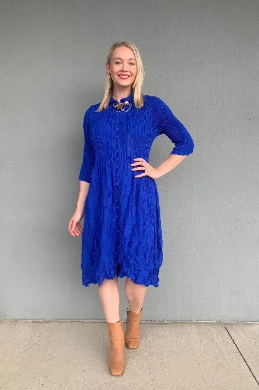 Trendy Street Style Attire Alquema - ACC308 Nehru Coat Dress