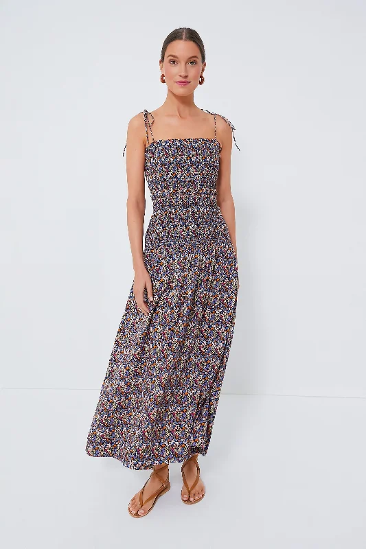 Hot Brand Discounts Bettina Floral Los Portales Smocked Spaghetti Dress