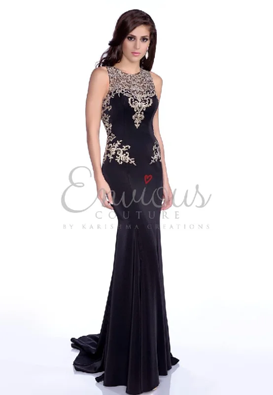 Winter Warehouse Sale Envious Couture 16093 size 4 Black prom dress pageant gown