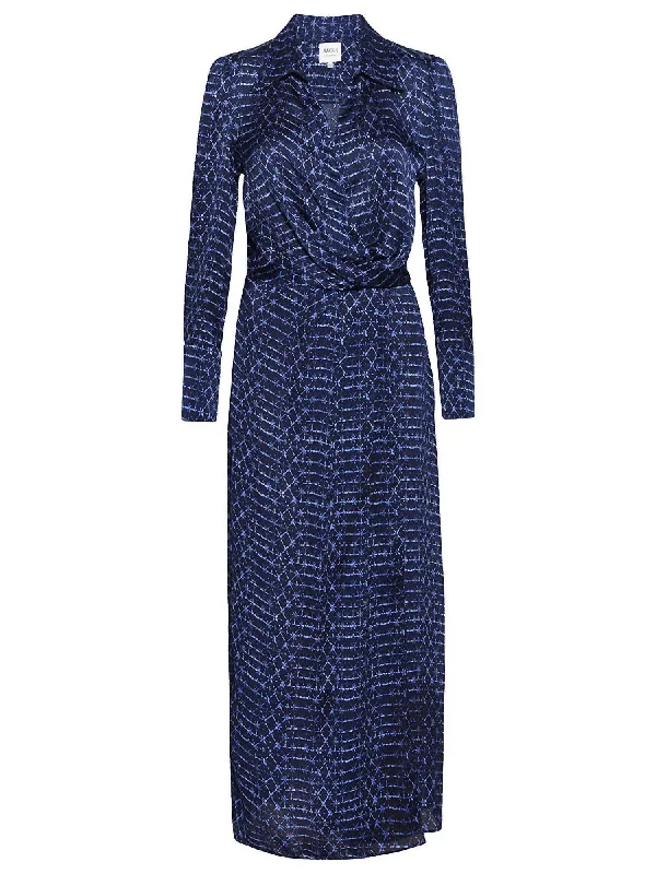 Women's Trendy Activewear Apparel Valentina Dress In Midnight Shibori