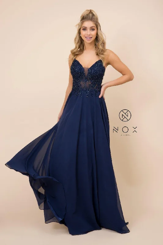 Season Sale Prom Long Spaghetti Strap Formal Dress