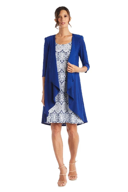 Flash Sale Now R&M Richards 3277 Short Printed Jacket Dress