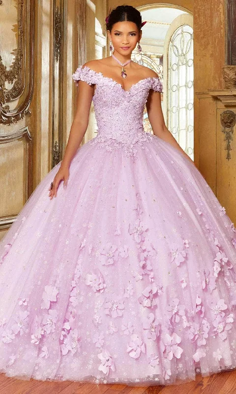 Style Redefined Mori Lee 34063 - 3D Florals Quinceanera Ballgown