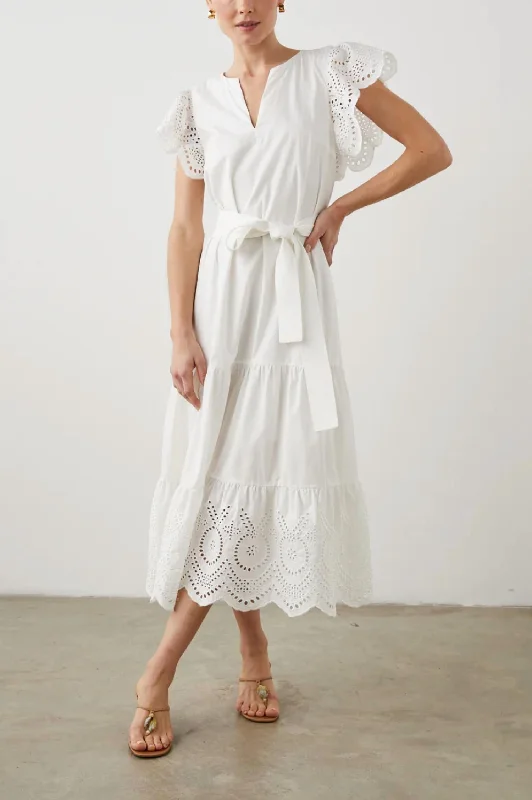 Trendsetting Threads Gia Dress In White