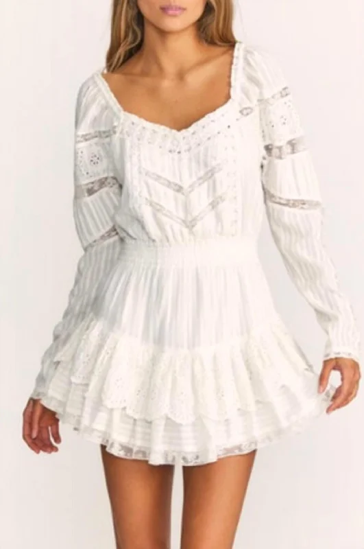 Casual Chic Clothing Sanaya Dress In True White