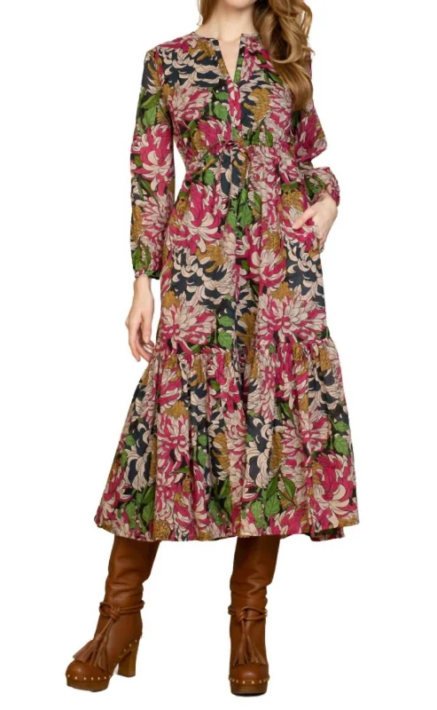 Buy More, Save More Lydia Dress In Peony