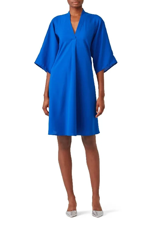 Women's Trendy Outfits Royal Picasso Dress In Blue