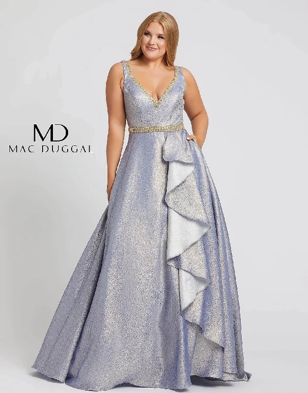 Online Boutiques Clothing Mac Duggal 48978 Fabulouss Plus Size Prom Ball Gown Sale
