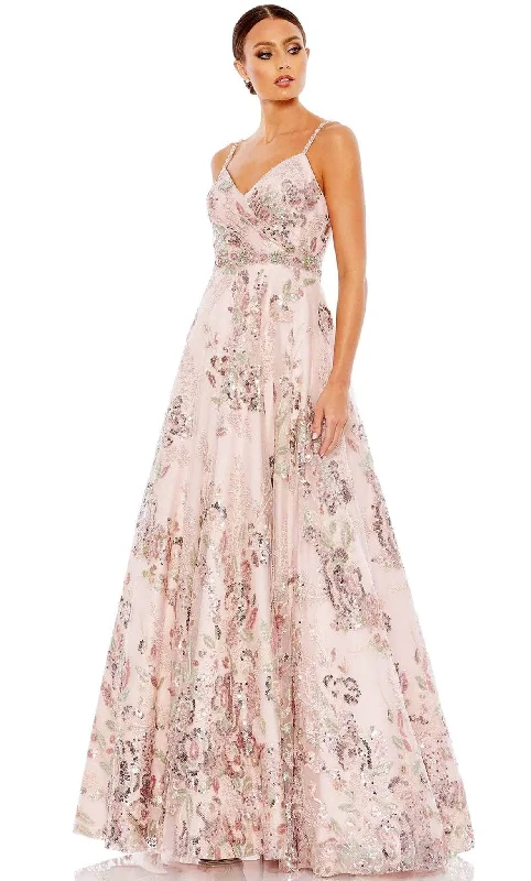Discover Now Mac Duggal 67971 - A-line Sleeveless Sequined Gown