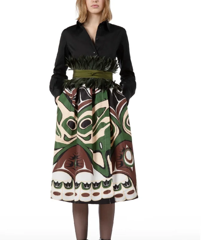 Women's Outerwear Attire Elenat Faille Dress In Totem