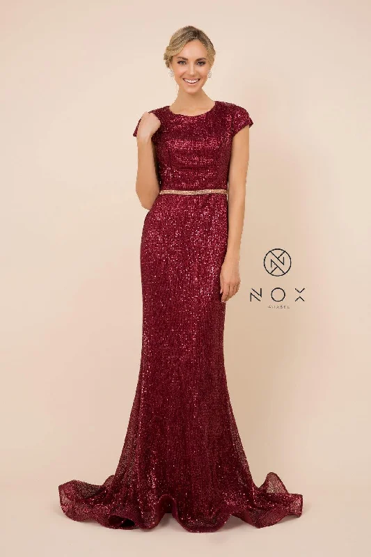 Trend Setting Wardrobe Prom Long Formal Sequined Mermaid Dress