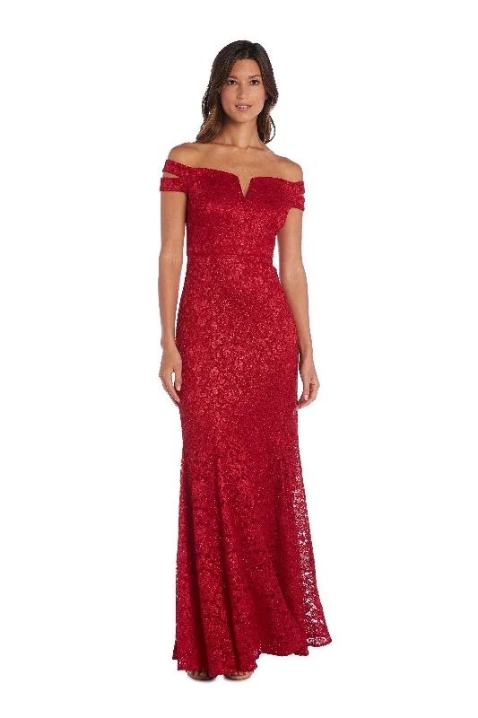 Step Ahead, Lead The Trend Nightway Long FormalRed Dress 21924