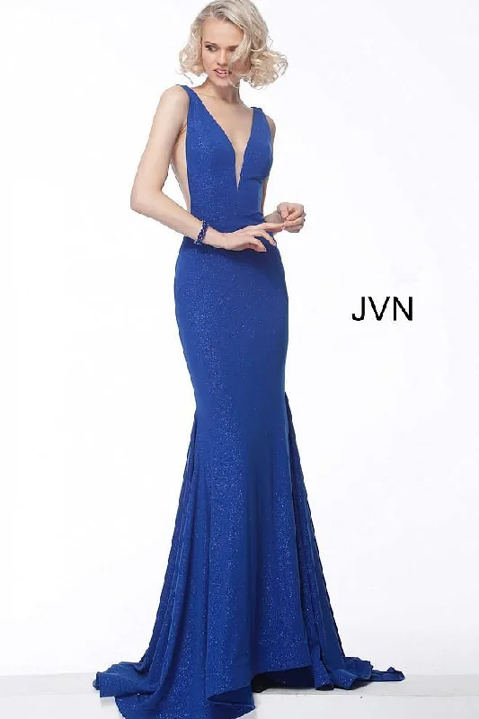 Clothes Sales Jovani 67093 Plunging Neckline Formal Evening Long Dress