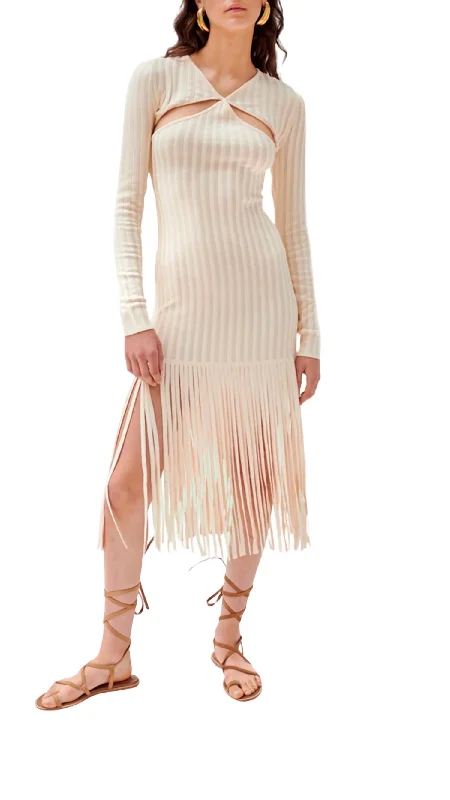 Spring Fling Sale Jermaine Dress In Pearled Ivory