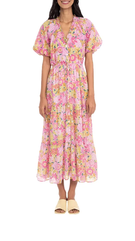 Flash Sale Poppy Dress In Bloomsbury Crocus