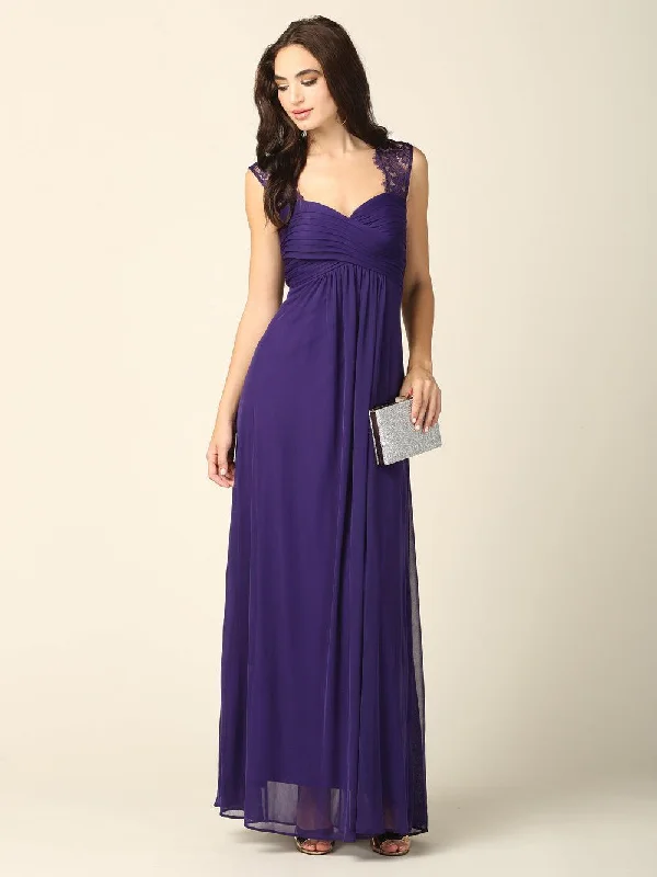 Stay Ahead In Style Long Formal Sleeveless Bridesmaids Dress Sale