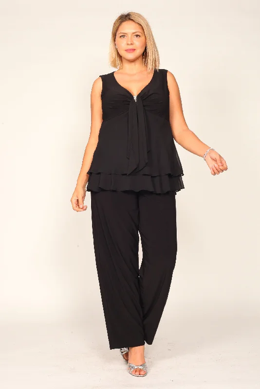 Women’s Activewear for Exercise and Sports R&M Richards 3044 Two Piece Pant Set