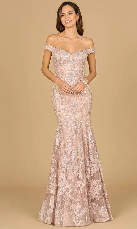 Chic Style, Always In Vogue Lara Dresses 29136 - Floral Lace Mermaid Evening Gown