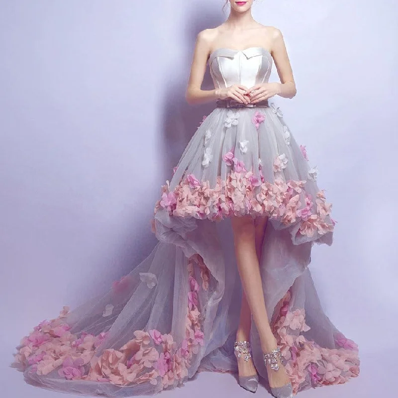 Elegant Women’s Clothing KittenAlarm - Armina Strapless Floral Dress