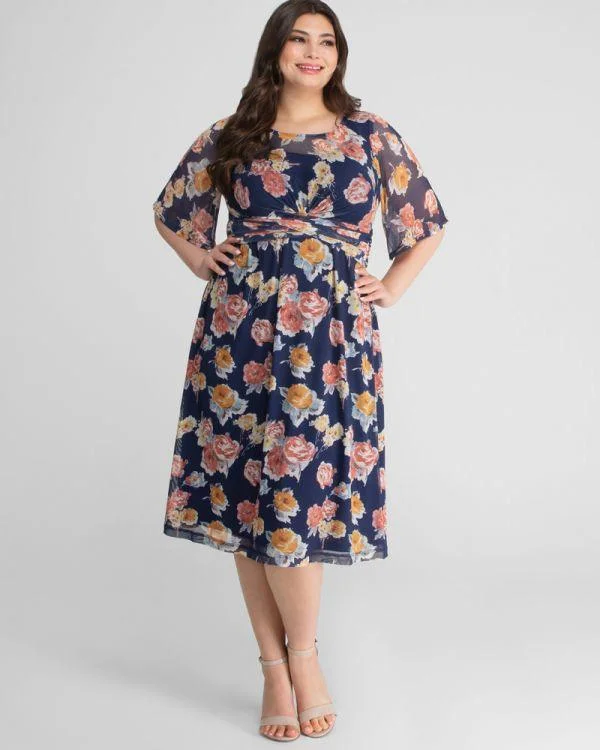 Save Big Kiyonna Short Formal Plus Size Dress