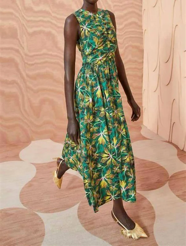 Contemporary Elegance Mimi Dress In Tigerlily