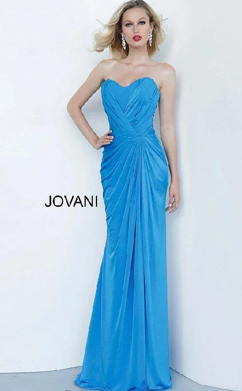 Minimalist Style Jovani 67845 Long Formal Prom Dress