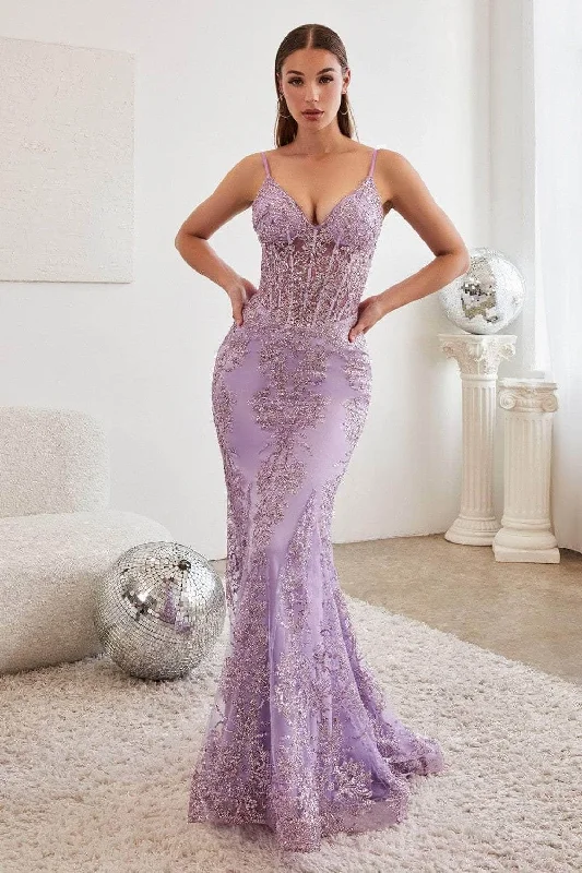 Boho Chic Fashion Cinderella Divine - Corset Mermaid Evening Gown J810