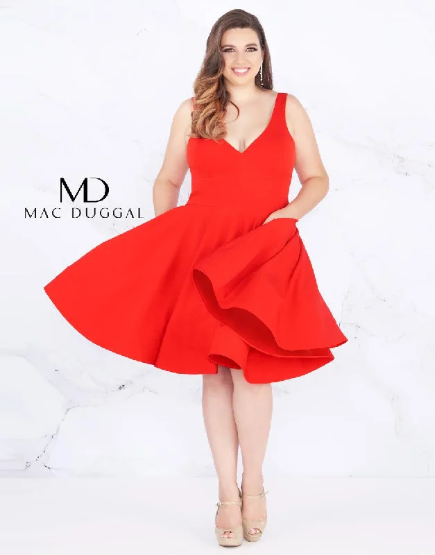 Seasonal Style Discounts Mac Duggal Short Dress Formal Cocktail 48771