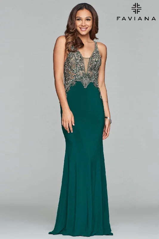 Hot Styles Faviana Long Formal Prom Dress S10002 Sale