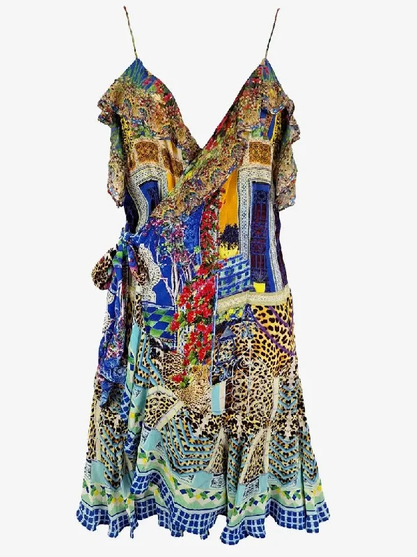 Inspired By You, Designed For You Camilla Silk Bohemian Bounty Mini Dress Size S