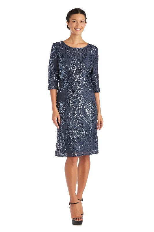 Exclusive Deals Online R&M Richards 7434 Short Mother Of The Bride Dress