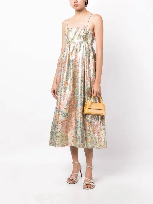 Stay Ahead In Style Hesmina Dress In Meadow