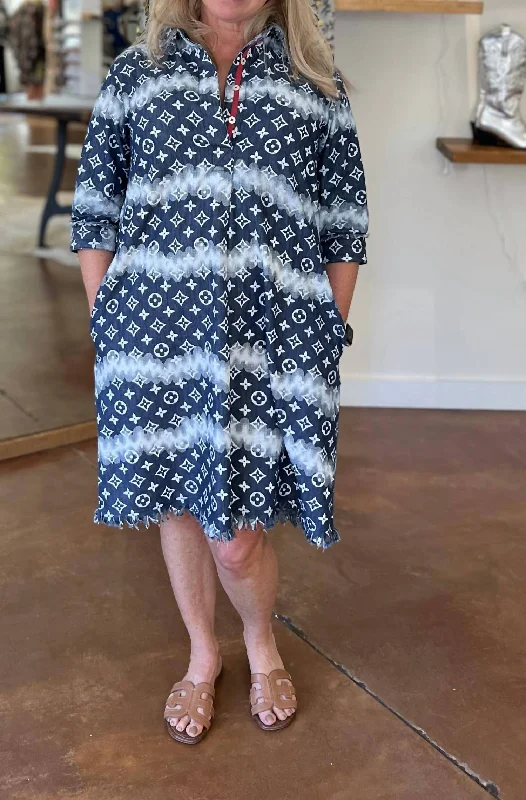 Formal Attire For Women Chatham Dress In Denim Louis
