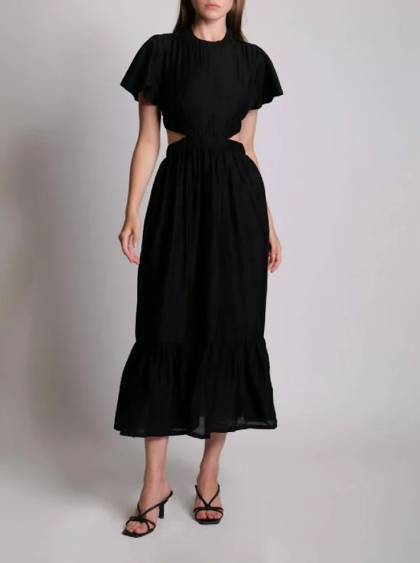 Fast Fashion Favorites Arista Dress In Black