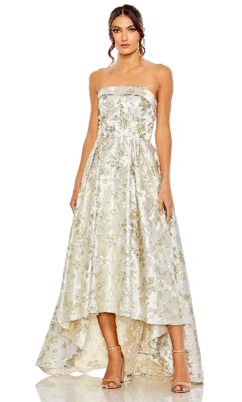 Athleisure Style Sale Ieena Duggal 49619 - Floral Strapless Long Dress