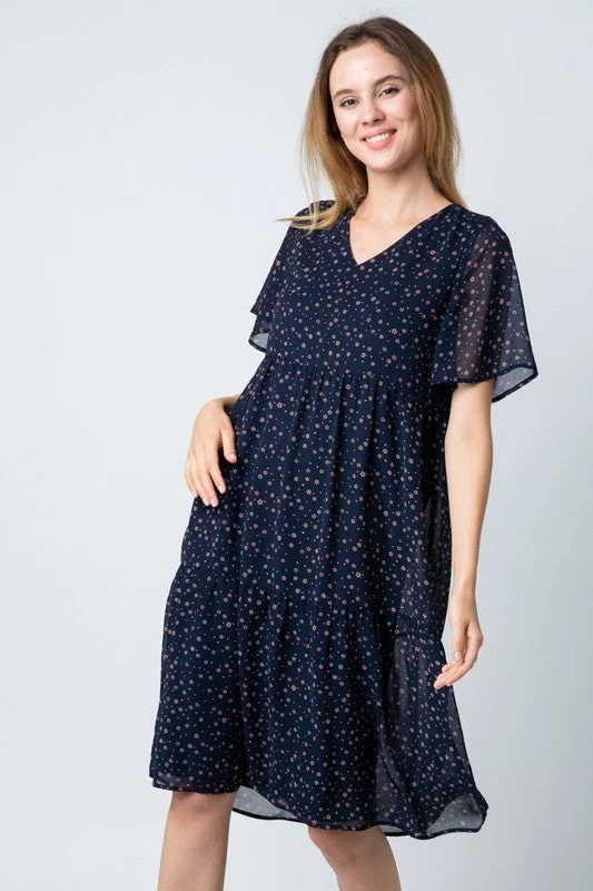 Crazy Discounts, Hurry Up Jessa Floral Swing Dress