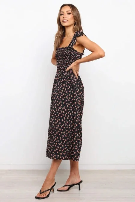 Women's Clothing Sale Online Alanis Floral Smocked Mini Dress - Navy