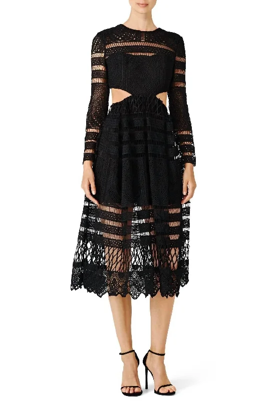 Unleash Your Trend Driven Style A Cut Above Dress In Black