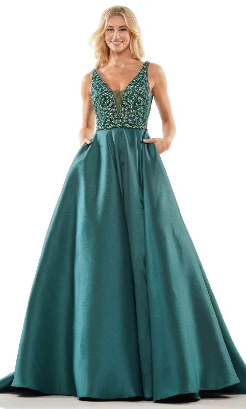 Style Streetwear Colors Dress 2966 - Beaded Sleeveless Ballgown